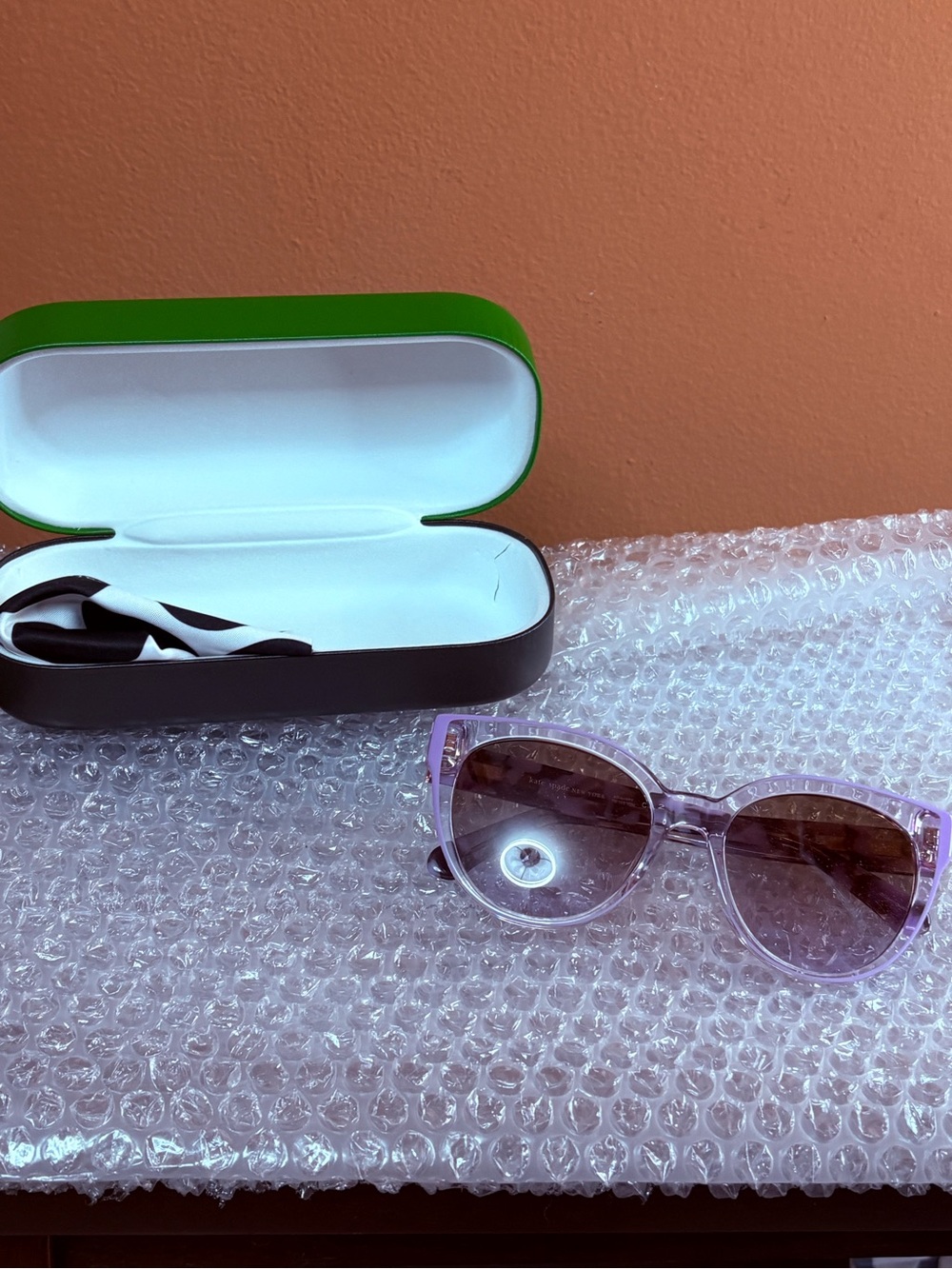 kate spade Lilac Cat-Eye Sunglasses with Gradient Lenses